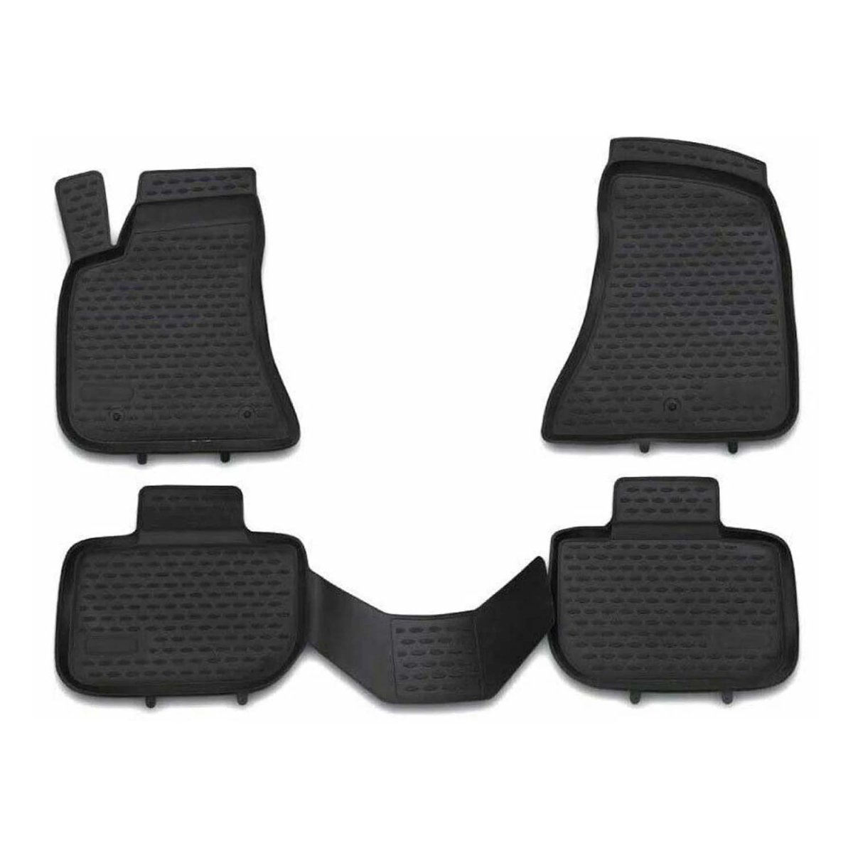 Dodge Charger Floor Mats - Omac - Rubber TPE 4 Pcs - Black - '11-'21